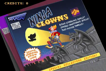 Ninja Clowns (08/27/91) screen shot title